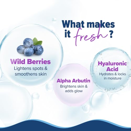 Image of Aqualogica Illuminate + Hydra Gel Moisturizer with Wild Berries & Alpha Arbutin - 20g 24 Hour Intense Hydration | Water-Like Gel Texture | Non-Sticky & Quick Absorbing for Luminous Skin | Suits Oily to Combination Skin I Men & Women