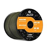 LONGITUD COMÚN: El cable tiene 50 metros de longitud y aproximadamente 4 mm de diámetro, se puede modificar fácilmente para adaptarse a una amplia variedad de situaciones. Varios colores te ayudan a elegir el más adecuado para tus proyectos de paracord.
