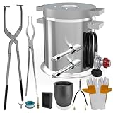 ★ Machine de coulée professionnelle : conçue pour les fabricants de bijoux et les métallurgistes sérieux, idéale pour le moulage de l'or, de l'argent, du cuivre et de la ferraille.