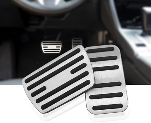 CKE For Honda Civic Accord CRV Odyssey Pilot Passport Accessories No Drilling Anti Slip Foot Pedal Covers Brake And Accelerator Pedals Pad Silver - View #3