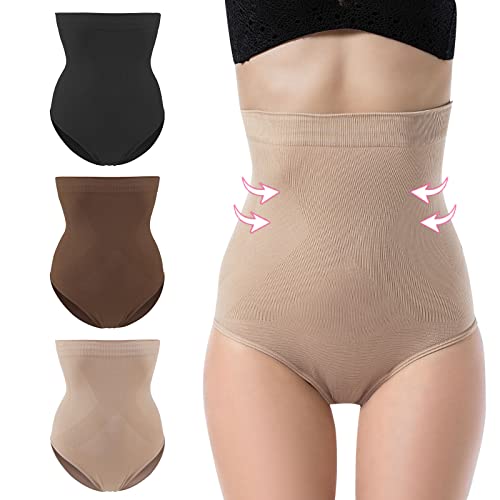 Fajas Reductoras Mujer, Braga Faja Reductora Invisible, Moldeador Braga de Cintura Alta, Tela de Seda de Hielo, Adelgazante Pantalón Faja Sin Costuras, Enfriar y Cómodo,Respirable