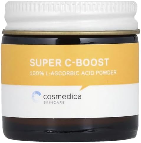 Cosmedica Vitamin C Powder - 100% L-Ascorbic Acid Custom Boost, 0.7oz