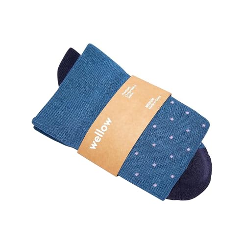 Image of Wellow Knee High Compression Socks for Men & Women - Made with Viscose from Bamboo, Swelling & Pregnancy Support