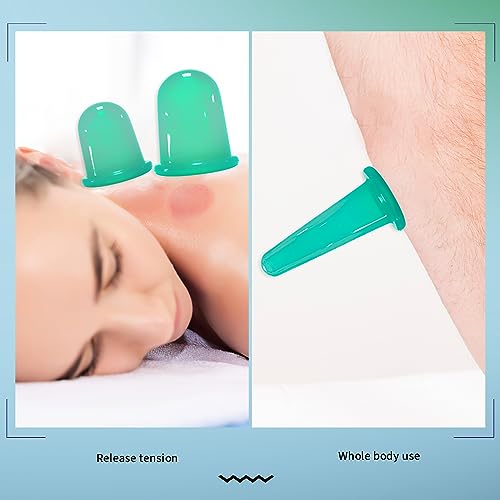 CLDURHGE Coppetta sottovuoto in silicone 4 pezzi