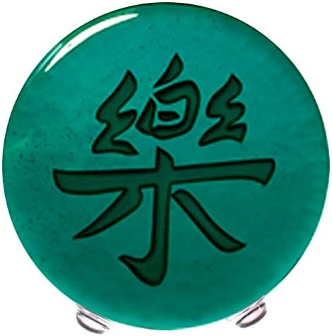 Joy - 5" Emerald Green Colored Art Glass Blessing. 100% Made in USA. 10% Recycled Content.