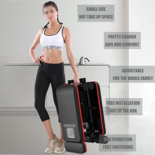 Halterbank inklapbaar Sit-ups fitnessapparatuur voor thuis Professionele multifunctionele trainingsplank bankdrukken bank aangepast in 4 niveaus,met een draagvermogen van 881 pond - Image 7