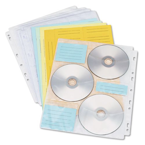 Innovera - Two-Sided CD/DVD Pages for Three-Ring Binder, 10/Pack 39301 (DMi PK