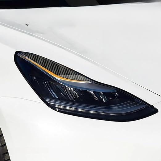 Couverture de garniture de paupière de phare Tesla Model 3 anti-UV