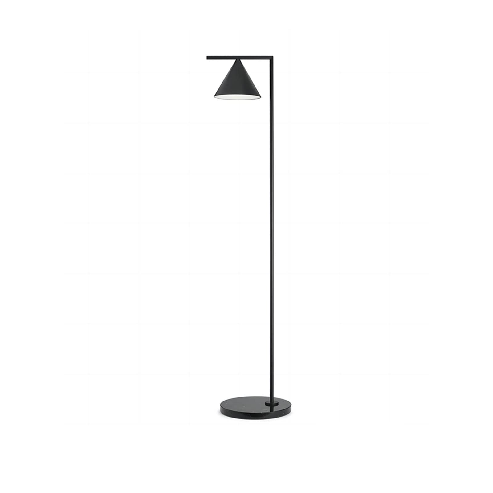 Lámparas Lámpara de pie cobre ajustable (sin fuente luz)(Negro)