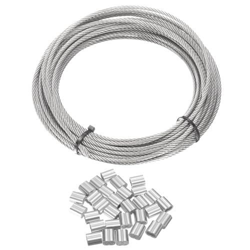 Câble métallique acier pour système de suspension de terrasse et jardin