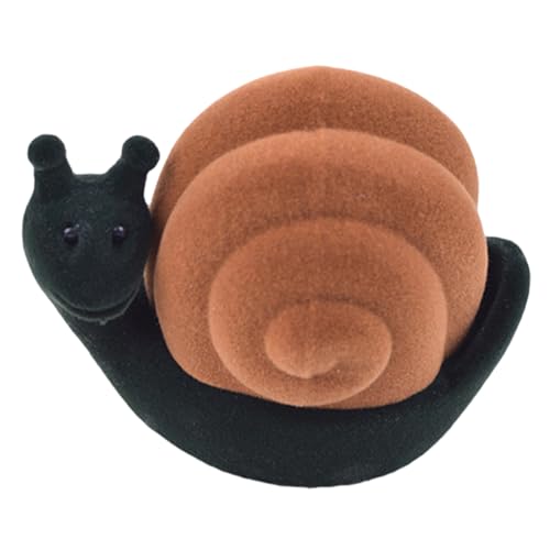 TEMPNAP 創意?牛形フロッキング素材リングケース 軽量耐久 レディースジュエリー収納 指輪多様対応 バレンンデー 婚約指輪用 プレゼントに