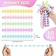 Ainiv-10PCS Caterpillar Stretchy String Spielzeug, Stressabbau Spielzeug Squeeze, Stretchy Strings Sensorische Fidget Spielzeug für Kinder & Erwachsene mit Autismus und ADHD Therapie, 10 Stück Raupe