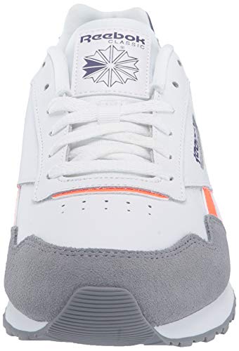 Reebok mens Classic Harman Running Shoe, White/Grey, 4.5 US