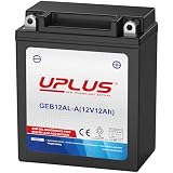 UPLUS YB12AL-A 12V 12Ah 230A GEL Motorradbatterie GEB12AL-A