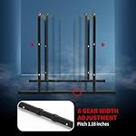 leikefitness Pull Up Dip Station Strength Training Dip Stands Station Tricep Dips Push-Ups For Home Gym - Image 3