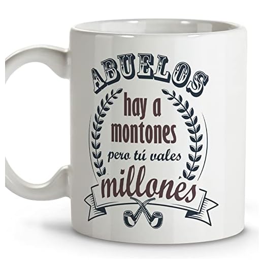 Taza abuela. Regalos originales. Tazas desayuno originales. Varios diseños. Abuelos Millones