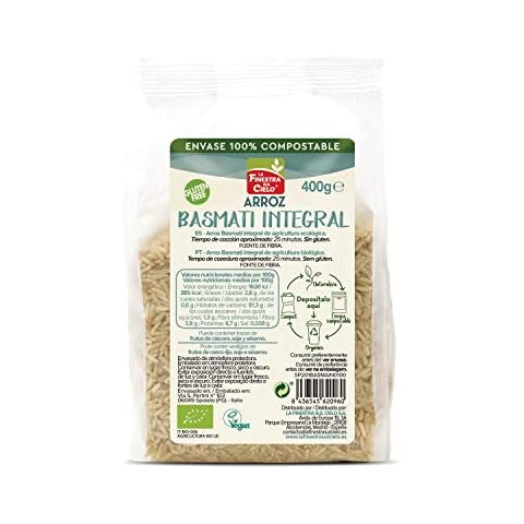 Arroz basmati integral pulido BIO en envase compostable de La Finestra sul Cielo Cover