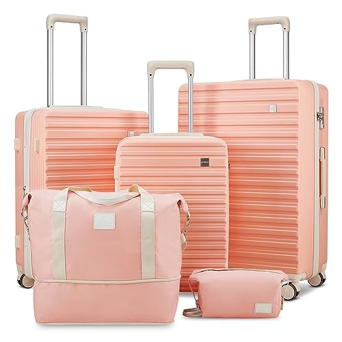 Joyway Maletas Rígidas 3 Unidades, Equipaje De Mano, Maleta De Viaje, Tamaño Mediano, 4 Ruedas, Ligera, Con Carro Y Candado Tsa, M, 35 L 30 L, Rosa., Koffer-Set, Viaje Joyway Maletas Rígidas 3 Unidades, Equipaje De Mano, Maleta De Viaje, Tamaño Mediano, 4 Ruedas, Ligera, Con Carro Y Candado Tsa, M, 35 L 30 L, Rosa., Koffer-Set, Viaje