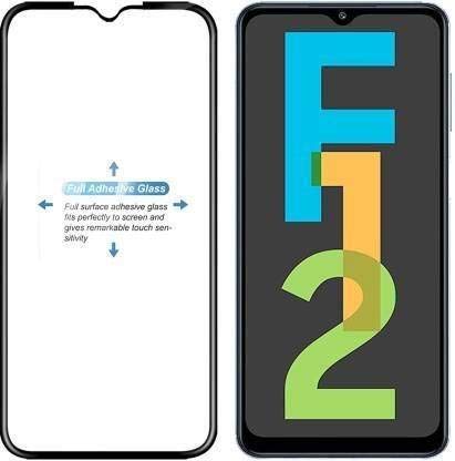 Image of DD SON (Black Premium Full Edge to Edge Screen Coverage Tempered Glass Screen Protector for Samsung Galaxy F12 / M12 / Samsung Galaxy A12 (2021) -Edge to Edge Full Screen Coverage