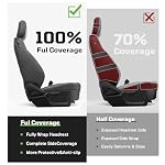 Custom Leather Car Seat Covers for Ford Mustang 2015-2023 Coupe,Black - Image 3