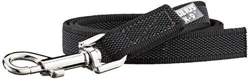 IDC Color & Gray gumierte Leine, 20 mm x 1 m ohne Schlaufe, Schwarz-Grau