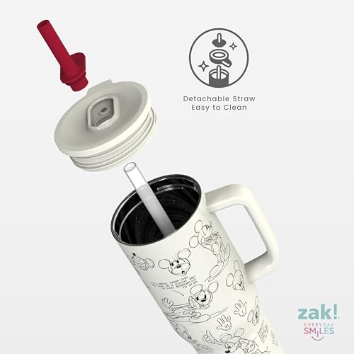 Image of Zak Designs Mickey Mouse 30oz Spill-Proof Insulated Stainless Steel Tumbler (Pack of 9)