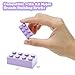 Unirolic Classic Building Bricks, 200 Piece 2x4 Building Blocks STEM Creative Building Toys, 100% Compatible with All Major Brands, Building Bricks Play Set for Kids Age 6+ (Violets)