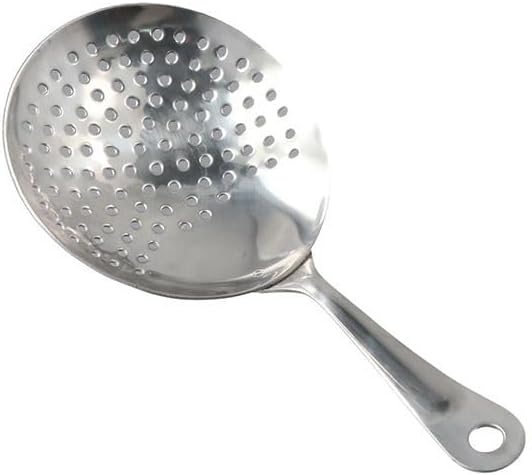 Stainless Steel Julep Strainer Cocktail Strainer Spoon for Drink Home Kitchen Bar Strainer Fine Mesh Strainer Tea Strainers for Loose Tea