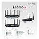Synology Desktop Wireless TriBand-Router RT6600ax, schwarz