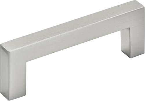 Miniatura 17 de Amerock | Mango de gabinete | Bronce champán | 3 pulgadas (2.992 in) de centro a centro | Monumento | Paquete de 2 | Jaladera de cajón | Asa de