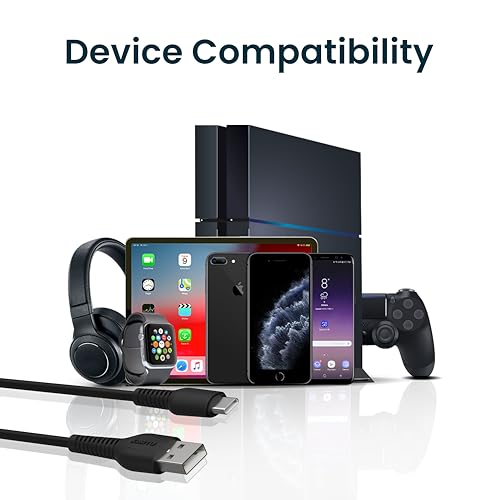 Image of UTRAX USB Type-C Cable 36W Fast Charging - Type-C to USB Cable | Fast Charge & Data Sync | Durable PVC Material | Black | Compatible with Samsung, Xiaomi, OnePlus, Realme & More