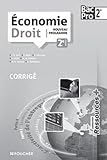  Economie Droit 2e Bac Pro: Corrigé