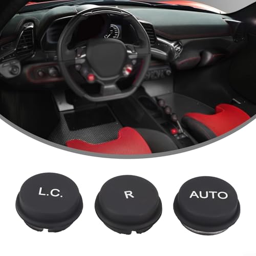 Boutons de commande Ferrari usés ? Remplacer par le kit noir OE - 3