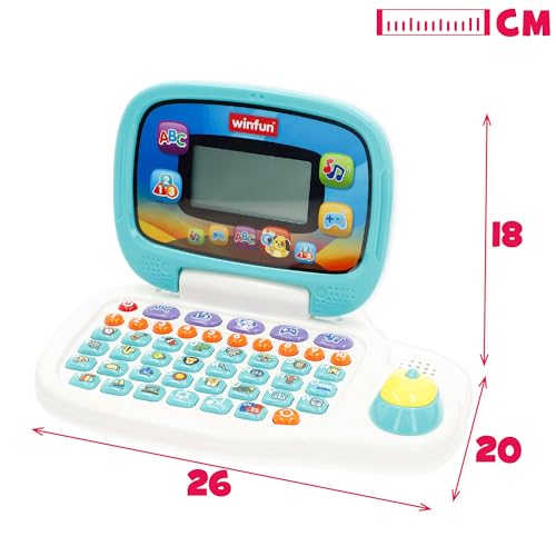 Portátil bilingüe infantil winfun para aprender letras y números jugando en casa 4