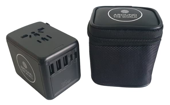 Buy ATW 35.5W Quick Charge Travel Adapter With Dual Type-C (PD 20W/QC 3 - Travel Smart All In One Adapter With Usb