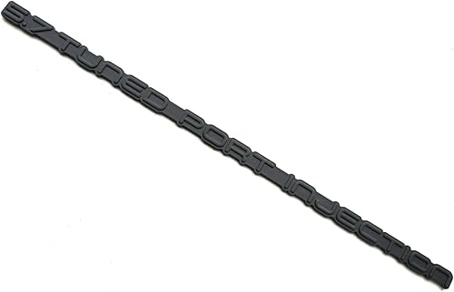 Miniatura 3 de Reemplazo de inyección de puerto sintonizado 5.7 para Camaro 82-92 IROC Reproducción de emblemas de parachoques trasero (negro)