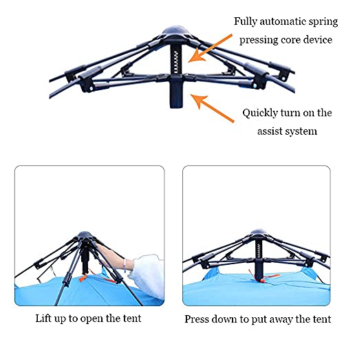Carpa dome impermeable pop up para 2-4 personas miniatura 6
