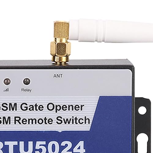 RTU5024 Upgrade GSM-Toröffner-Relaisschalter, Drahtloser Türöffner mit Fernbedienung, DC 9–36 V, Intuitive Mobile App-Steuerung, Unterstützt Intelligenten SMS-Alarm (RTU5024