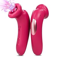 Klitoris Stimulator Sauger Zunge Vibration mit 3Saug-&10Zungenleck-&Vibrationsmodi Druckwellenvibrator Zungenvibrator Sex Spielzeug Toys Nippelsauger Auflegevibrator für Sie Frauen die Frau Vibrator