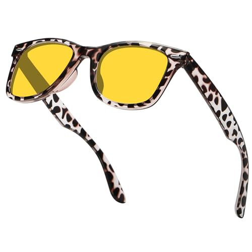 Image of MEETSUN Polarized Sunglasses for Women Men Classic Retro Square Frame Driving Sun Glasses UV Protection