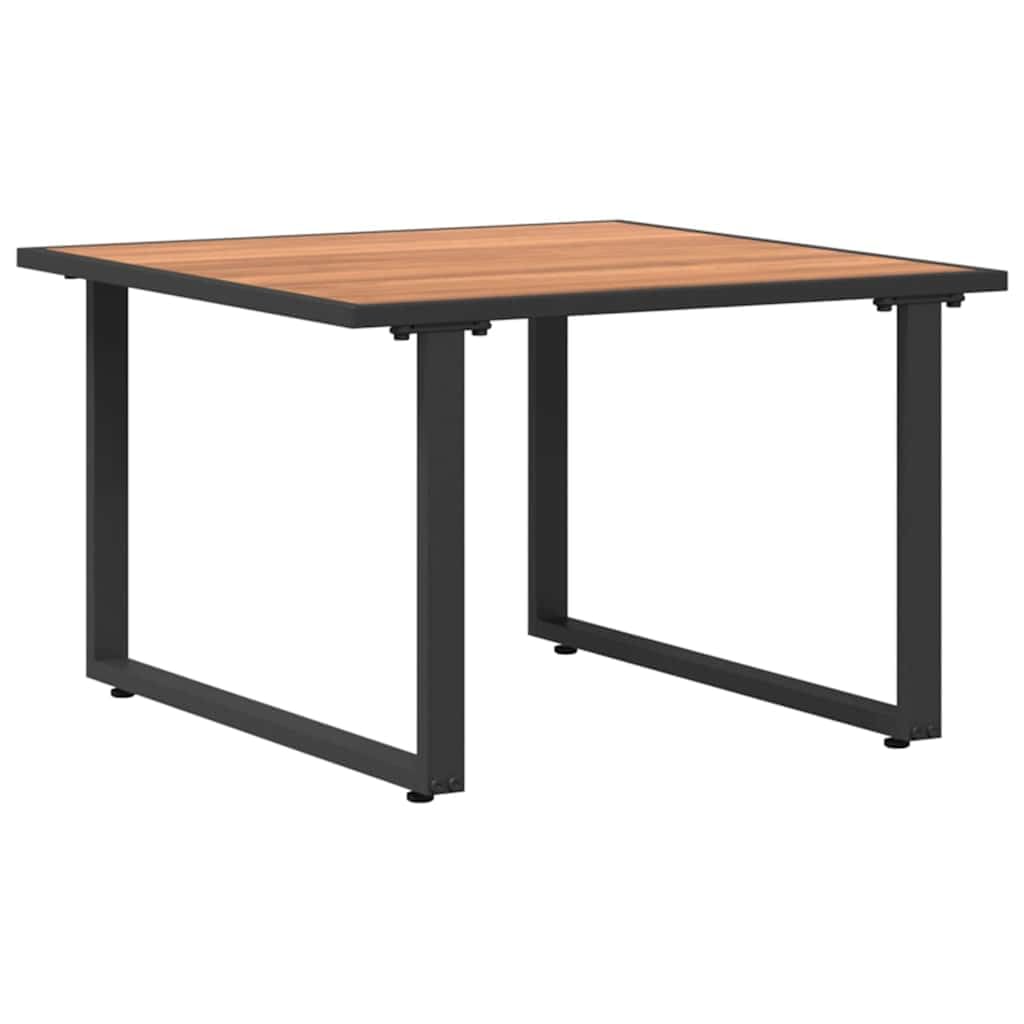 Table de jardin basse en acier moderne pour un café en terrasse