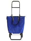 ROLSER Einkaufsroller Logic RG / Mini Bag Plus MF, MNB009, 41 x 32 x 105,5 cm, 18 - 41 Liter, 40 kg Tragkraft, blau