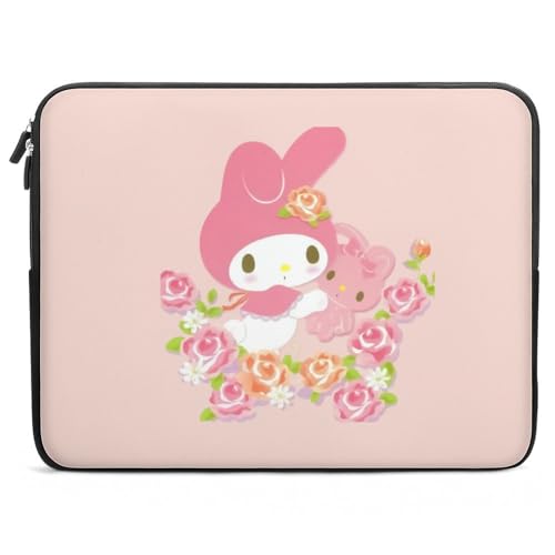 マイメロディ『10-17インチ対応』 パソコンケース 360°保護 ノートパソコン タブレット ポリエステル ARKETHONEY Pcケース キャラクター かわいい 軽量 防水 耐衝撃 男女兼用 おしゃれ