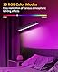 KENNEAS Wireless Picture Lighting, Wall Light, Indoor Outdoor LED with 3 Modes, Rechargeable Battery-Operated Wall Lights, Brightness Adjustable for Remote Control with Timer (Black, 2 Pack, 2)