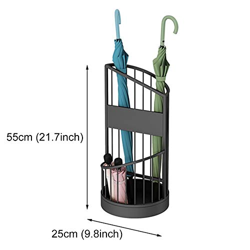 Porte-parapluie de couloir avec bac d'égouttement pour protéger les parquets de l'eau