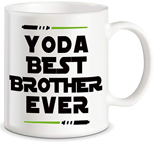 CLASSIC MUGS Yoda Best Brother Brother Funny Brother Coffee Mug ...