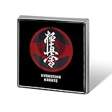 ピンバッジ 極真会館 ブローチ 徽章 ボタンブローチ 缶バッジ 合金製 襟章 アクセサリー 正方形 お洒落 軽量 人気