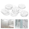 SOESFOUFU 50pcs Transparent Sealing Gasket Washers Anti-Loose Vinyl Screw Fastening Washers for Shower Handle Installation and Easy to Use Fits Screws for Home Supply #3