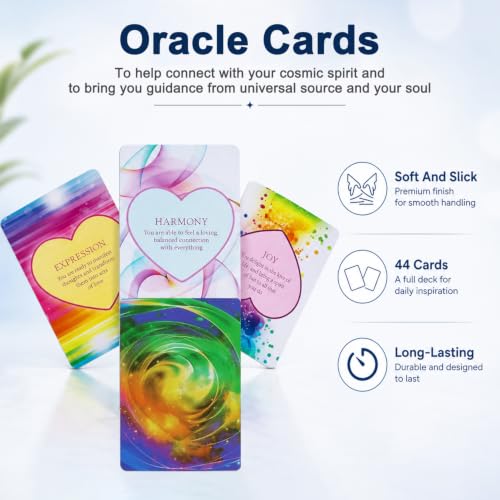 Image of PATPAT 44 Pcs Love Oracle Cards Deck Original Tarot Card Deck Cards Set