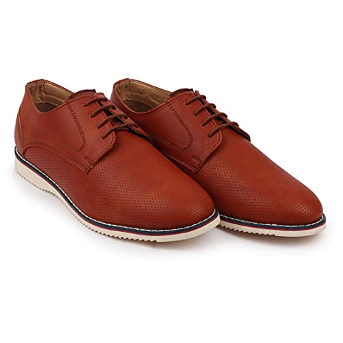 Image of FAUSTO Men's Welted Casual Lace Up Shoes